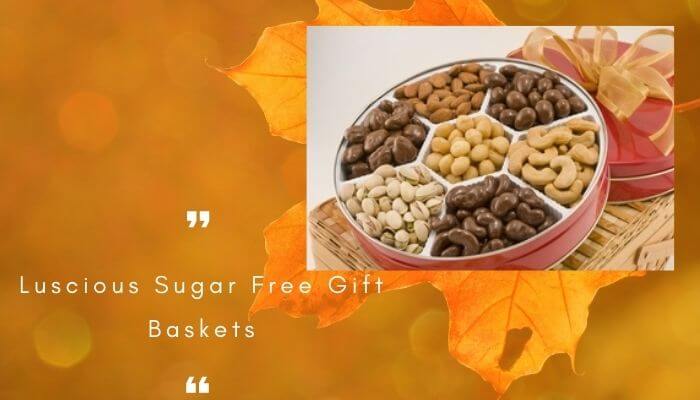 Luscious sugar free gift basket