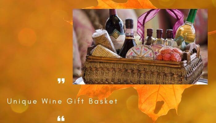 unique wine gift basket