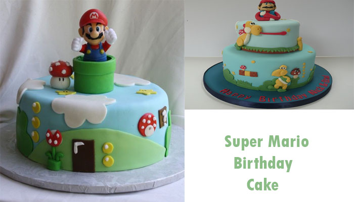 Super Mario birthday cake
