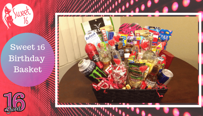 Sweet 16 Birthday Basket