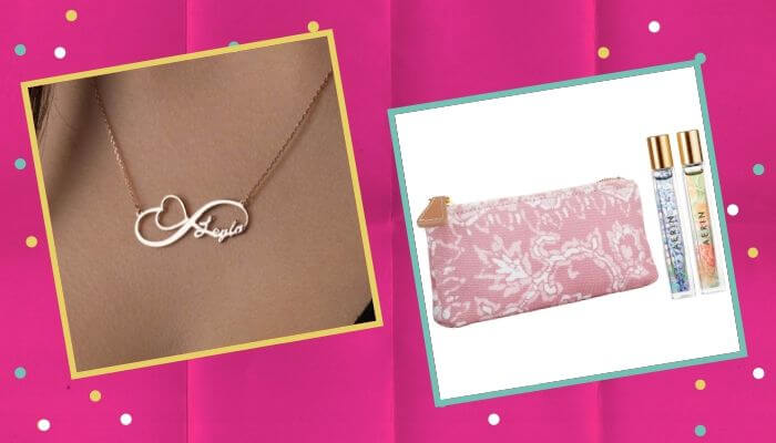 A sweet nickname necklace + Aerin Radiant Floral Rollerball Set