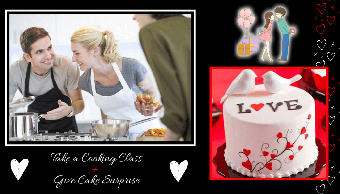 Take a Cooking Class + Give Cake Surprise
