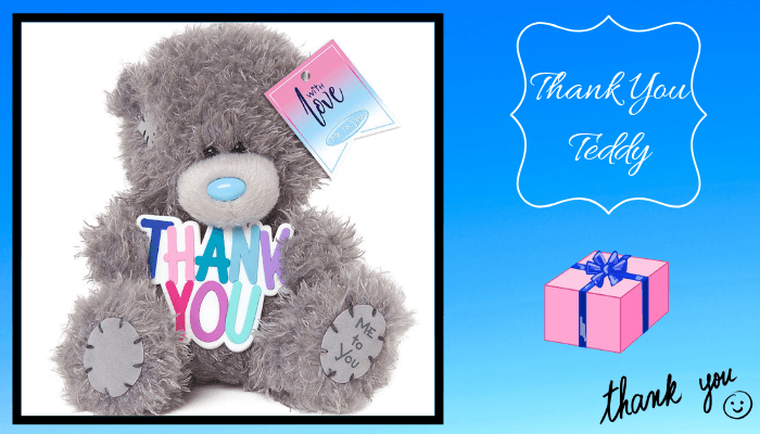 Thank you, Teddy Gift