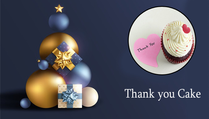 Thank you cake