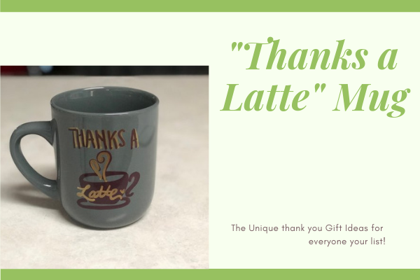 Thanks a latte mug