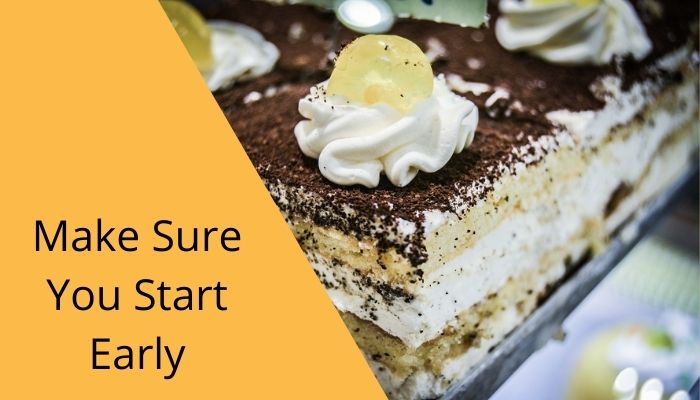Make sure you start early, don’t panic buy