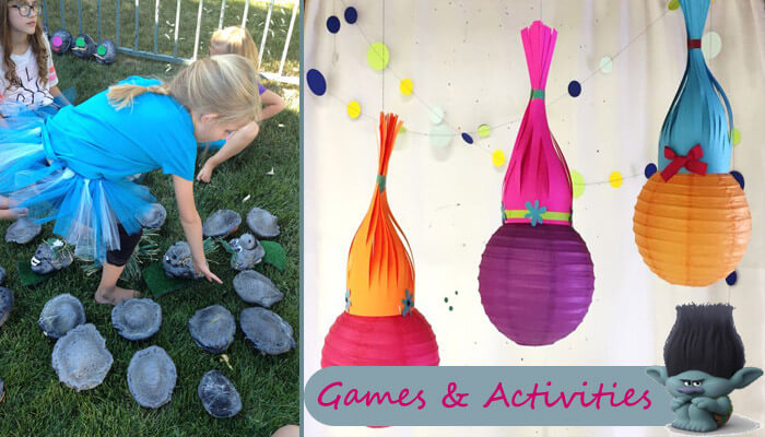Trolls Party Games and Activities