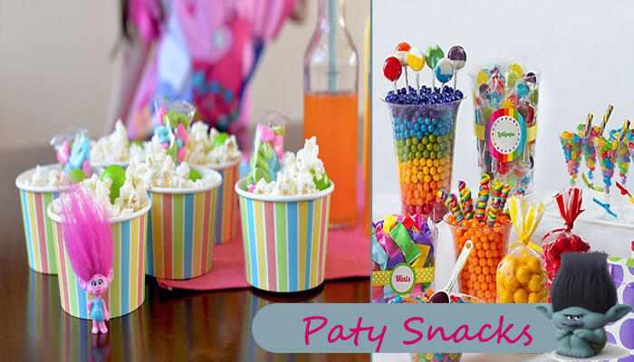 Trolls Theme Party Snacks