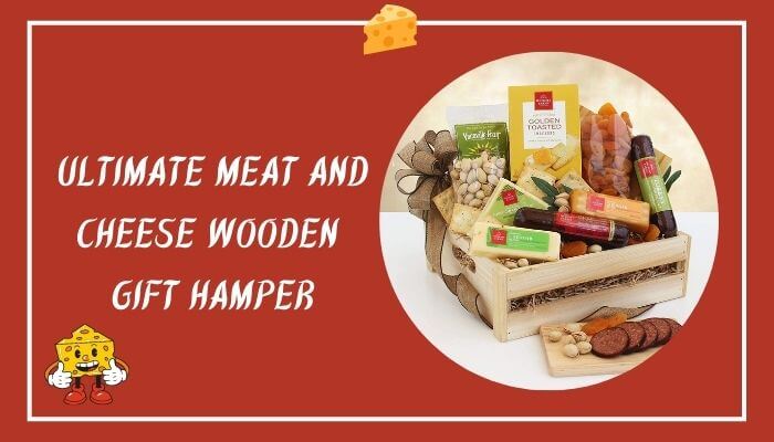 Ultimate Meat and Cheese Wooden Gift Hamper