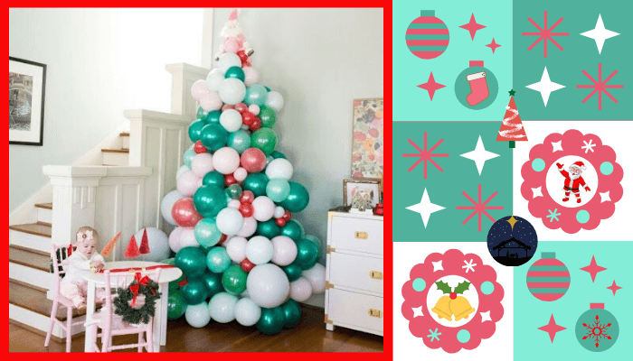 Christmas Decoration with Balloons
