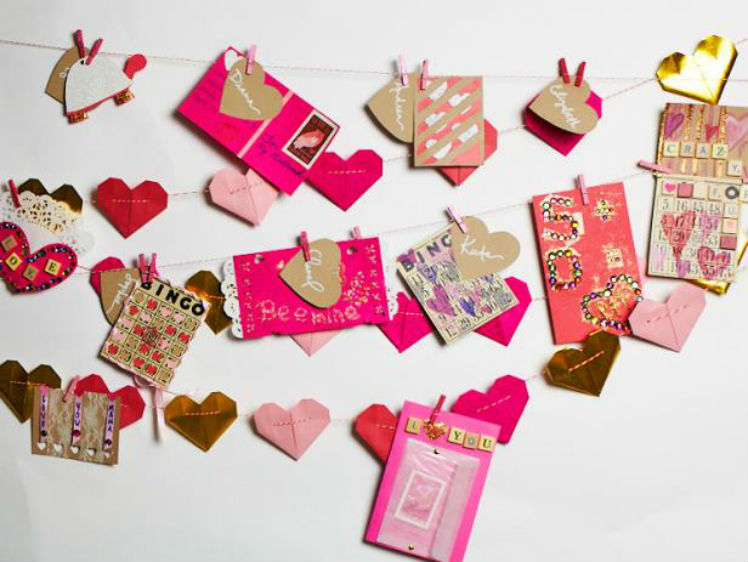 Valentine Card with Romantic Words