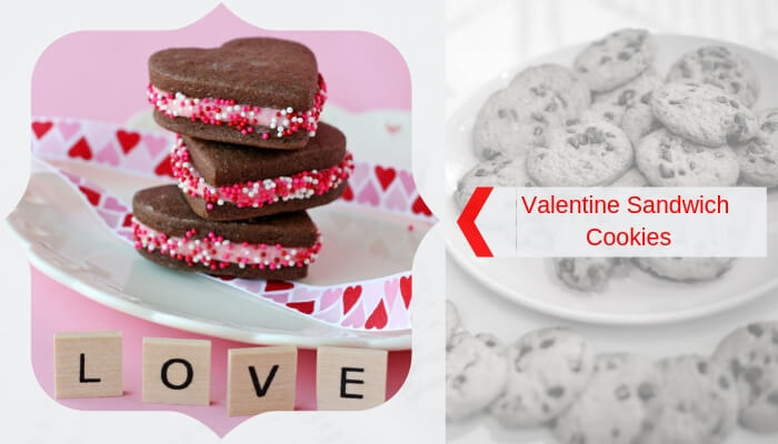 Valentine Sandwich Cookies
