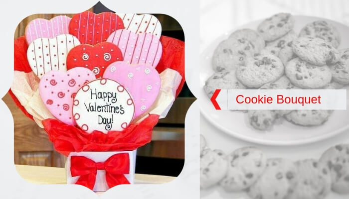 Valentine's Cookie Bouquet