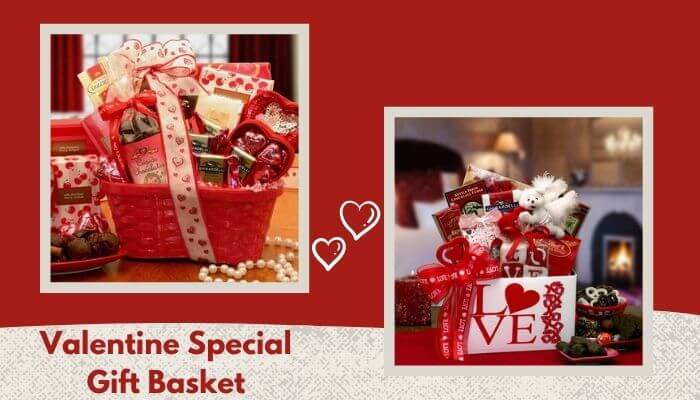 valentine special gift basket