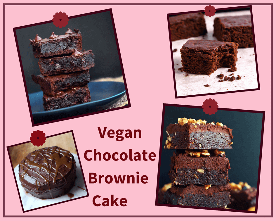 Vegan Chocolate Brownie Cake