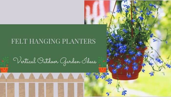 Felt Hanging Planters