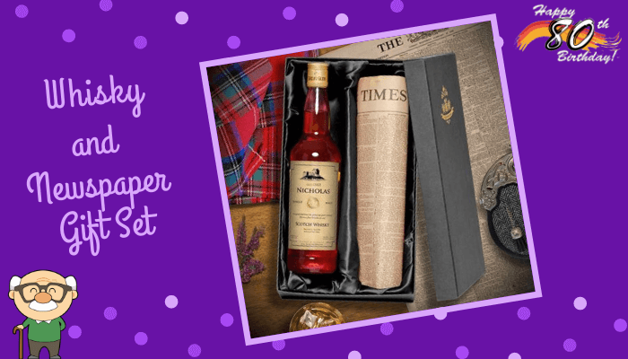 Whisky and Newspaper Gift Set
