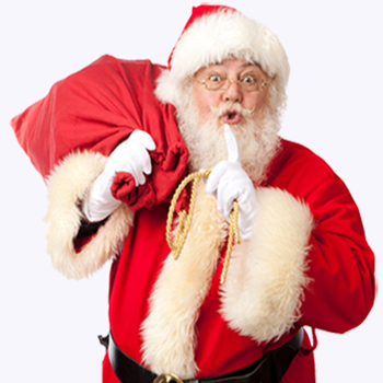 why santa brings a gift