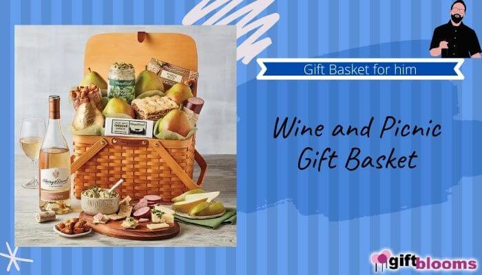 Wine and Picnic Gift Basket