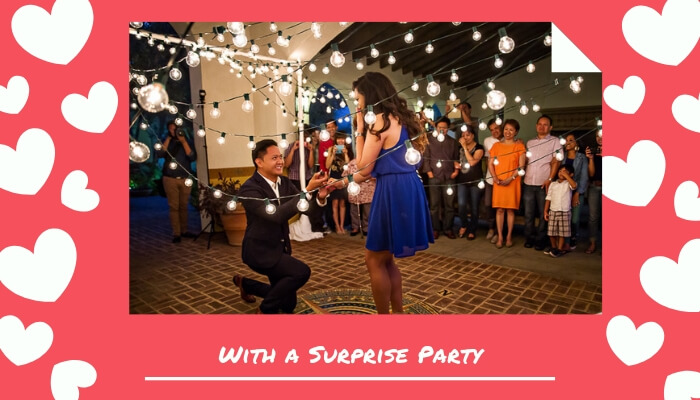 With a Surprise Party