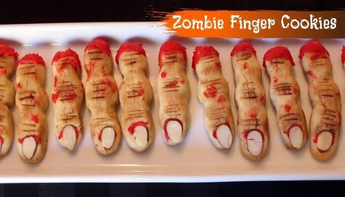 Zombie Finger Cookies