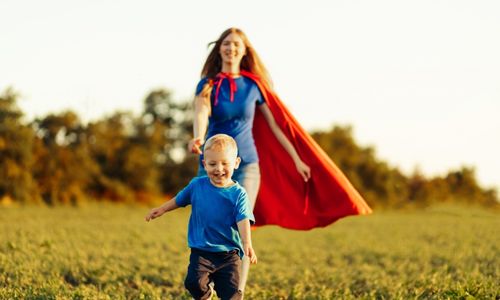 A Super Mom With Super Kids