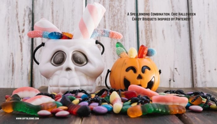 Halloween candy bouquets