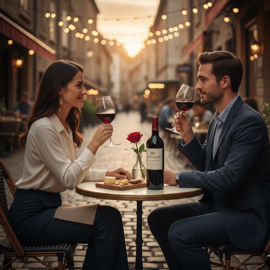 Best red wine for romantic night shared tasting experience