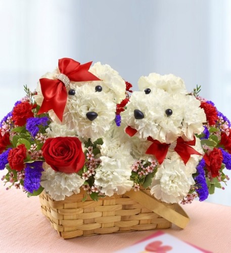 3) Say Lucky In Love with Flowers