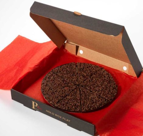 Double Dark and Delicious Chocolate Pizza