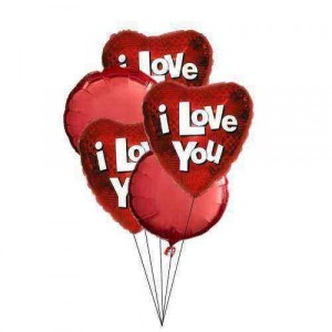 Love You Bubble Balloons