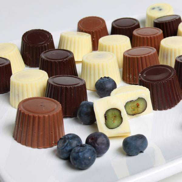 Belgian Chocolate Covered Blueberries