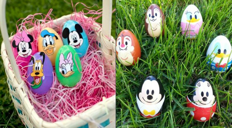 Disney-inspired Minnie Mouse Easter Eggs