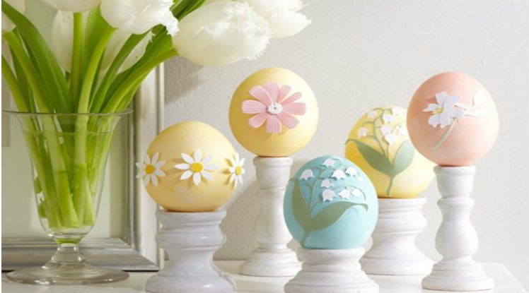 Gorgeous Garden Easter Eggs