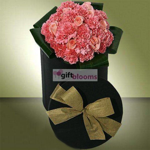 Rose With Carnation Bouquet