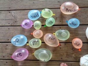 Balloon Word Scramble