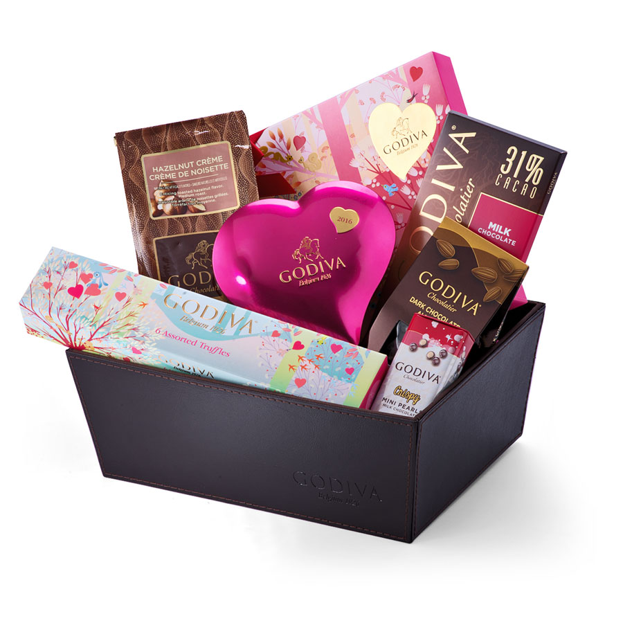 Enticing Godiva's Chocolates Gift Basket