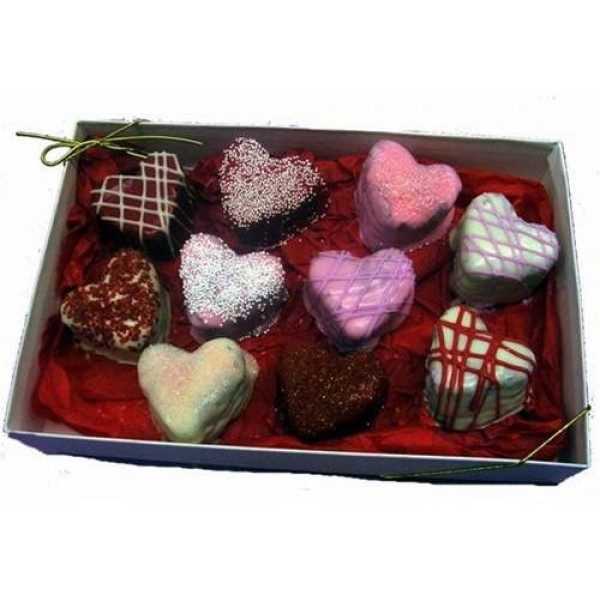Heart Brownie Bites Love Gift Box