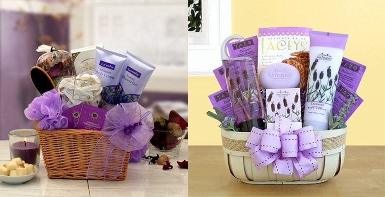 Lavender Spa Basket