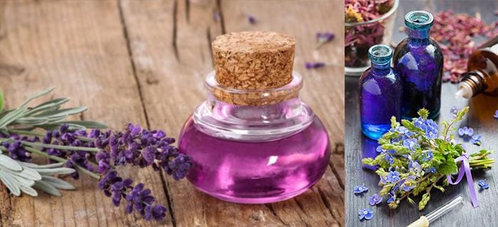 Use of lavender flowers