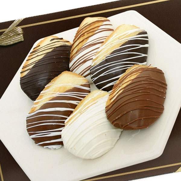 Dipped Madeleine Chocolates