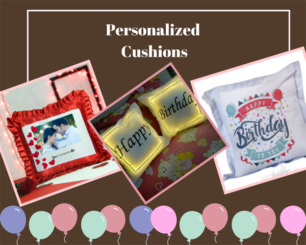 Gifts Hamper of Amazing Personalized Cushions