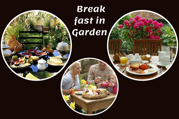 The Breakfast in Garden
