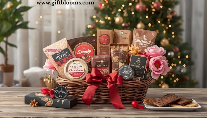 Popular Christmas gifts to Iran including gift basket with premium treats