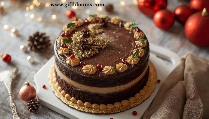 Order Christmas cake Iran online with professional holiday decoration