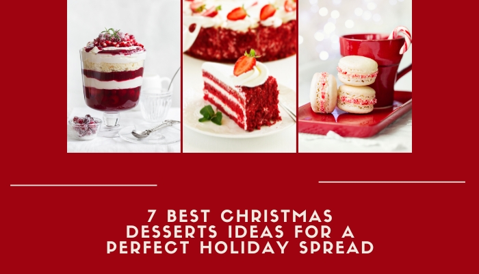 Red Holiday Christmas Cookies Desserts Photo Collage