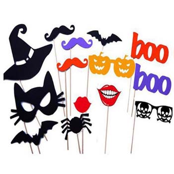 Fake Mustaches Fun Gift Pack for hallooween