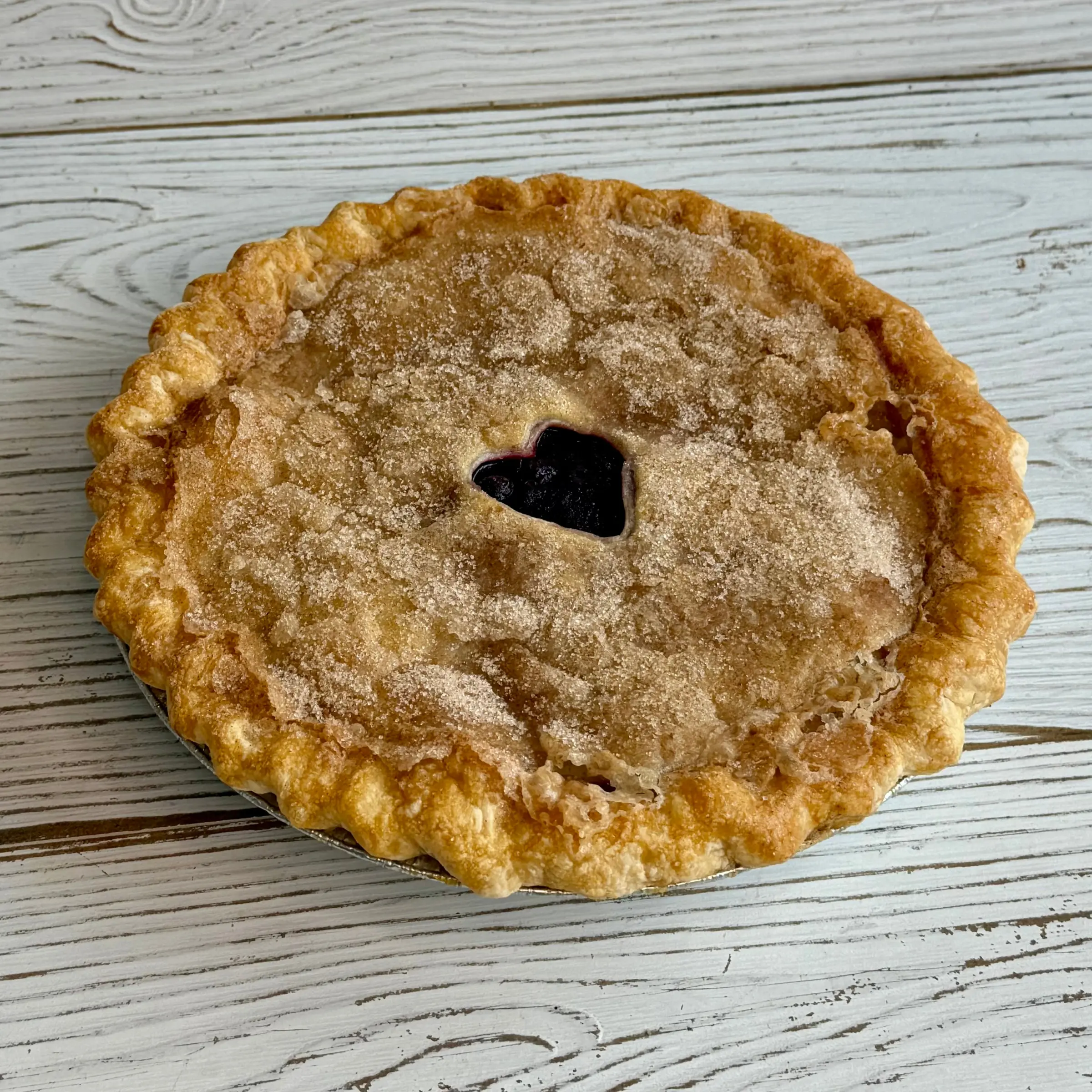 (NEW!!) Blueberry Pie with Cinnamon Sugar Crust