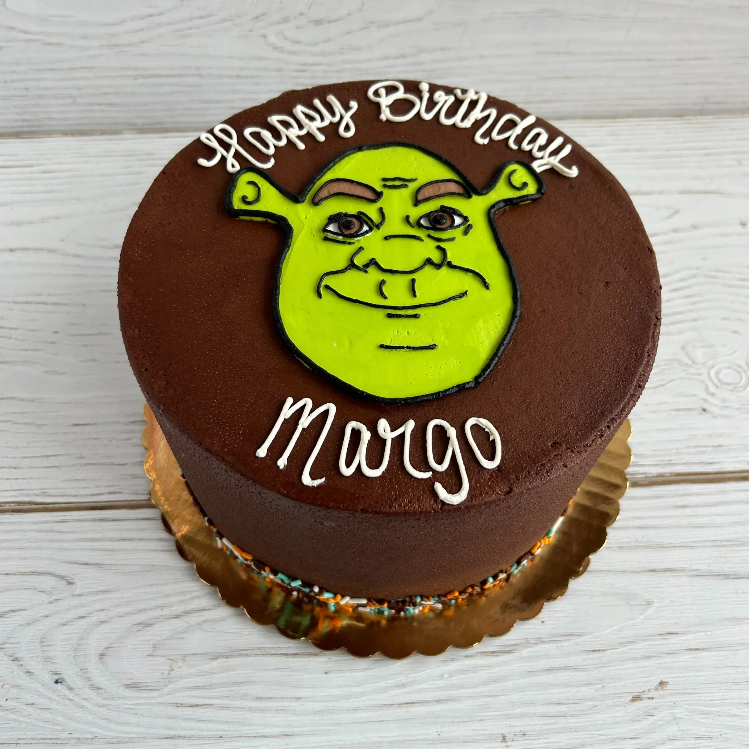 Shrek Cake