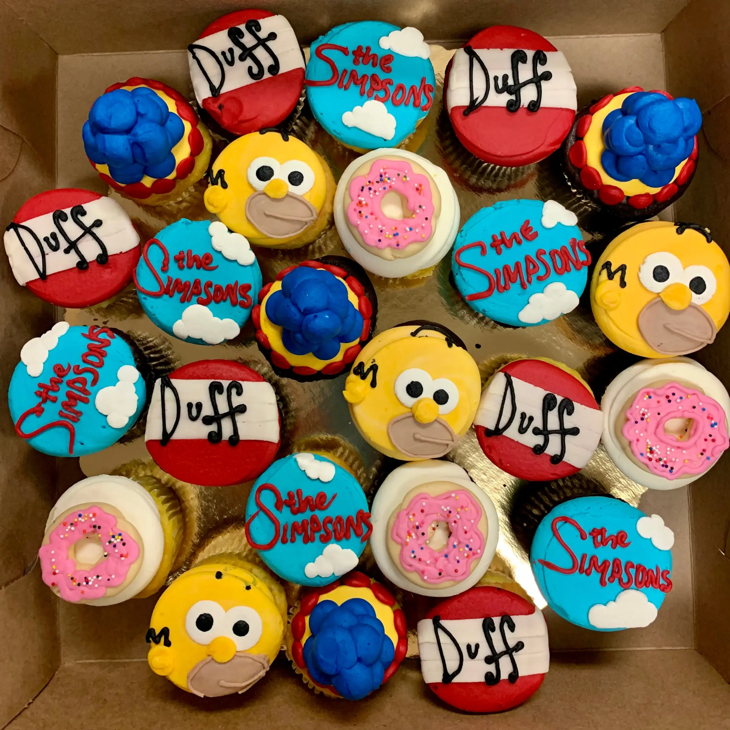 Simpsons Cupcakes